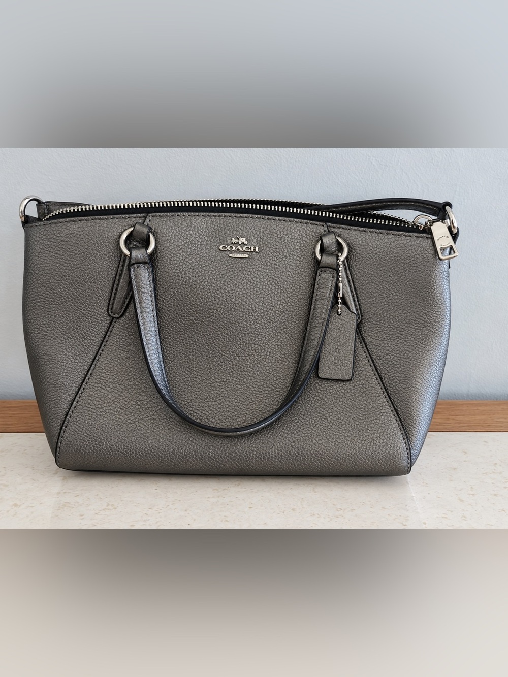COACH - Mini Kelsey in Gunmetal